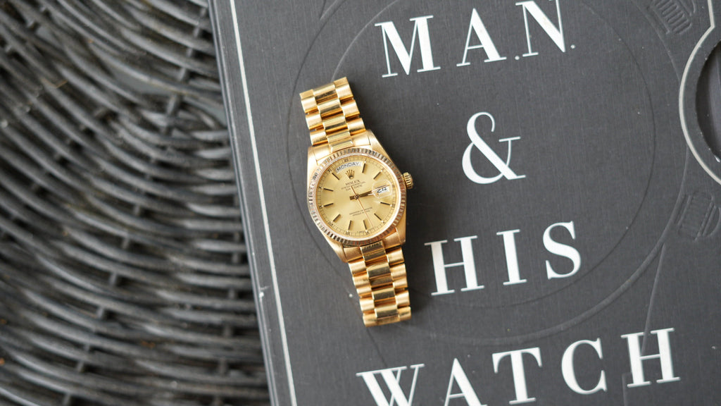 Rolex Day-Date 36 18K Yellow Gold Watch – Ref. 18038 -