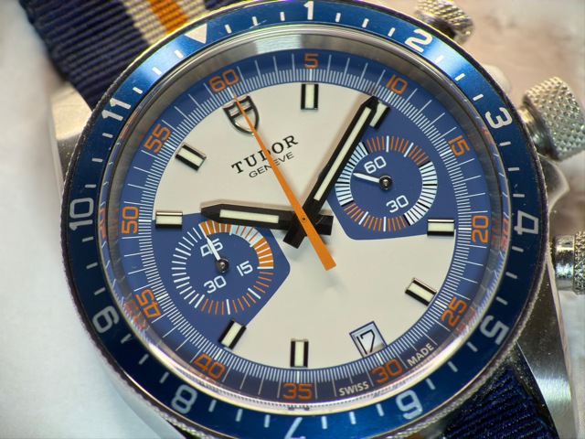 Tudor Heritage Chrono Blue 70330B