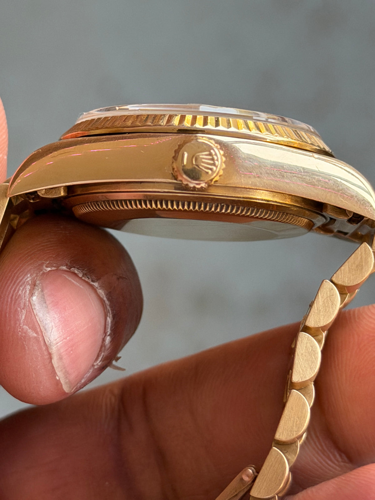 Rolex Day-Date 36 18K Yellow Gold Watch – Ref. 18038 -