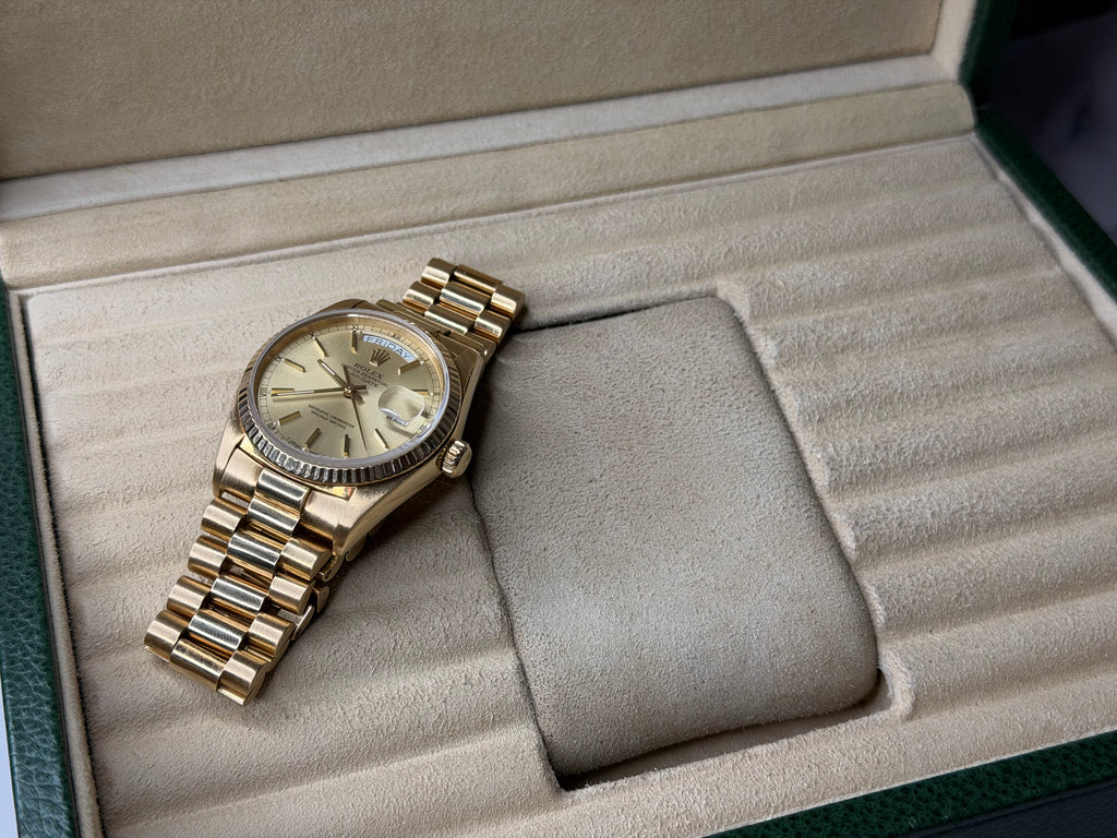 Rolex Day-Date 36 18K Yellow Gold Watch – Ref. 18038 -